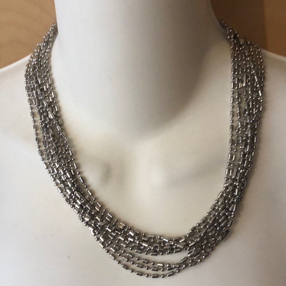 Stainless Steel Necklaces Ball Chains Lot of 10 Jewelry Making Crafts 20”